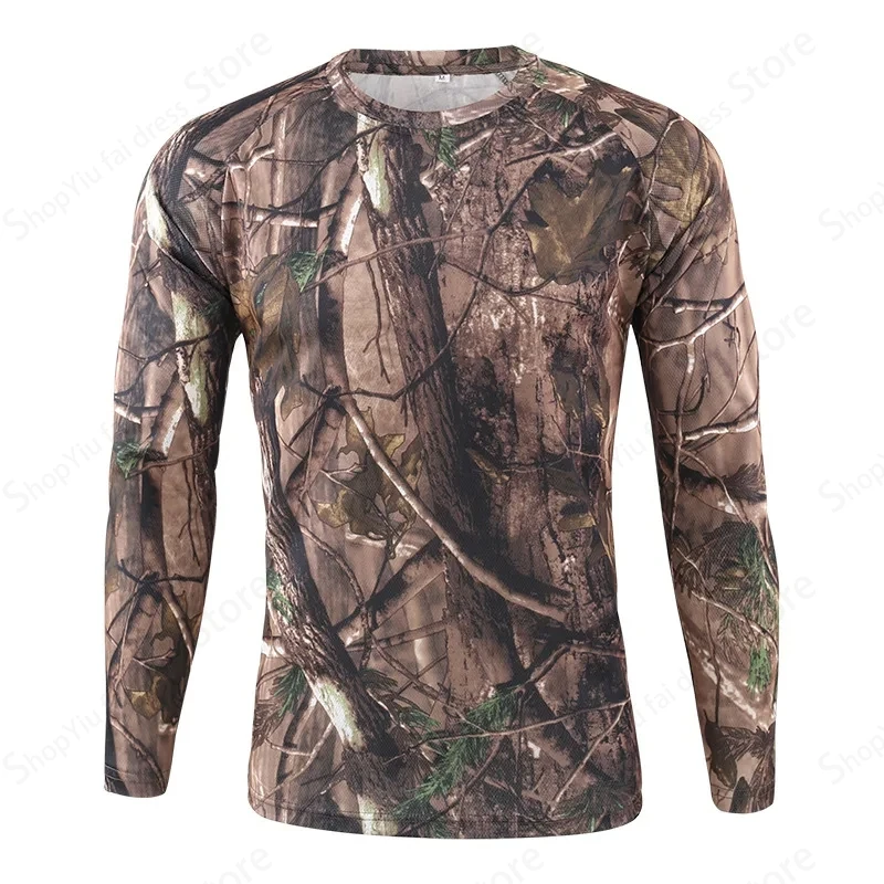 Mens Camo Long Sleeve T Shirt  - Outdoor Hunting Prints review and price